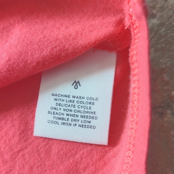 Martin + Osa Ombré T Shirt Coral Small - Picture 5 of 6